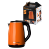 Электрический чайник Ника, нержавеющая сталь  пластик, 1,8 л, 1800 Вт, оранжевый, TDM