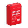 АКБ AGM - GS2.8-6 6В 2,8Ач 67х34х103мм 0,51кг General Security